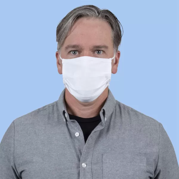 Gildan unisex-adult Reusable 3-layer Ear Loop Face Mask 