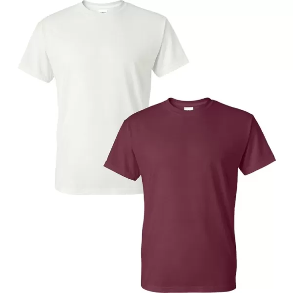 White/Maroon
