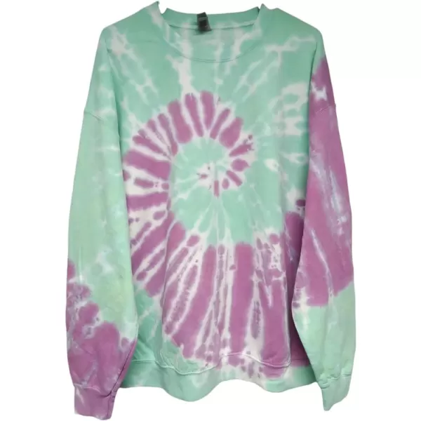 Spiral Mint Purple Dye