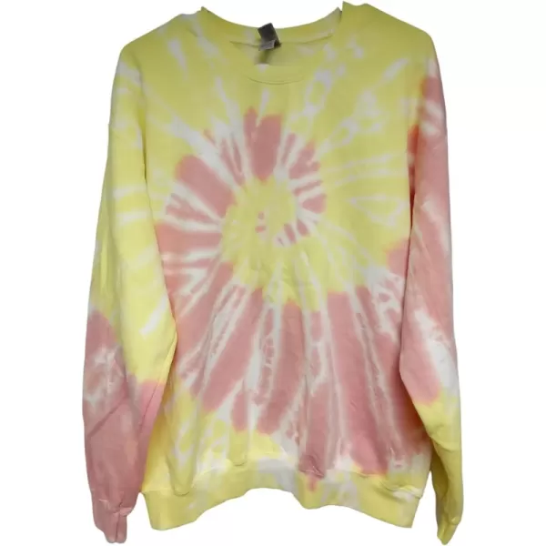 Spiral Yellow Orange Dye