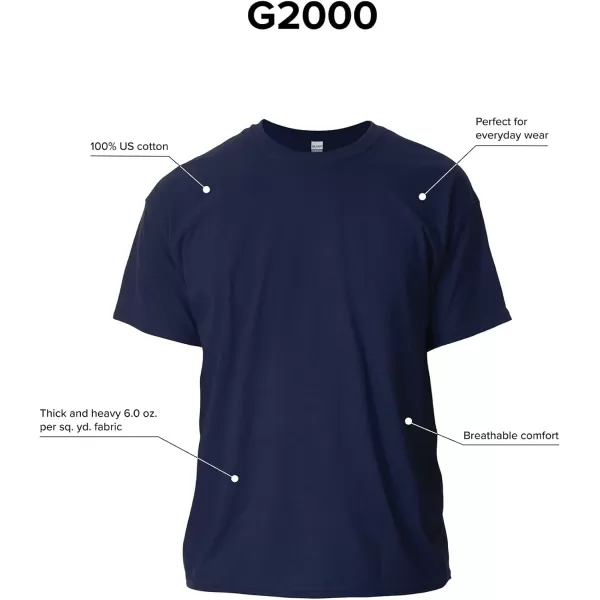 Gildan Adult Ultra Cotton T-shirt, Style G2000, Multipack)