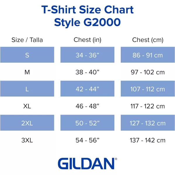 Gildan Adult Ultra Cotton T-shirt, Style G2000, Multipack)