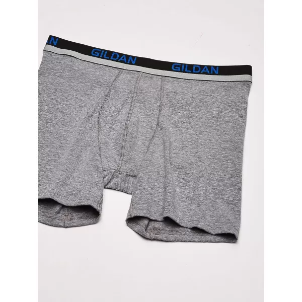 Gildan Men's Cotton Spandex Athletic Boxer Briefs, 3-Pack