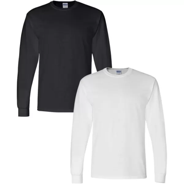Gildan Adult DryBlend Long Sleeve T-Shirt, Style G8400, 2-Pack
