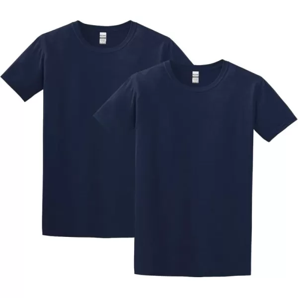 Gildan Unisex-Adult Softstyle Cotton T-Shirt, Style G64000, Multipack)