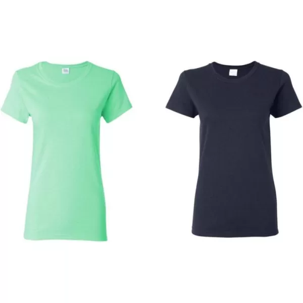 Gildan Women's Heavy Cotton T-Shirt, Style G5000L, 2-Pack)