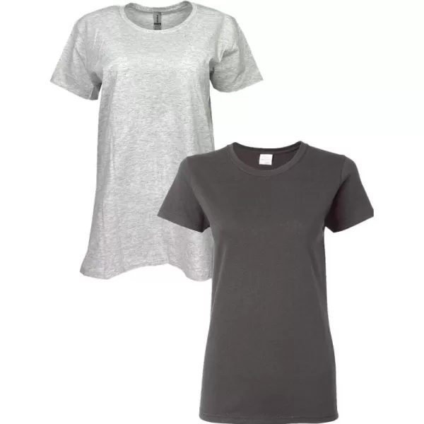 Gildan Women's Heavy Cotton T-Shirt, Style G5000L, 2-Pack