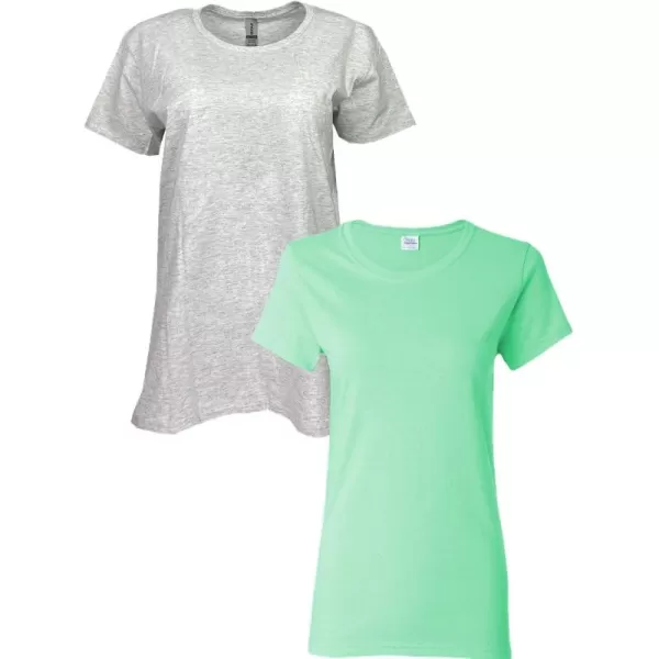 Gildan Women's Heavy Cotton T-Shirt, Style G5000L, 2-Pack