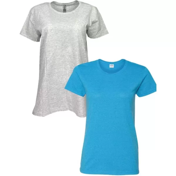 Gildan Women's Heavy Cotton T-Shirt, Style G5000L, 2-Pack