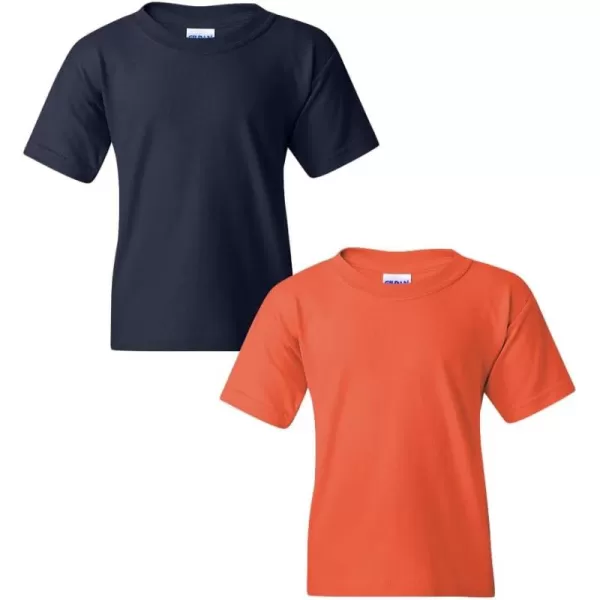 Gildan Youth Heavy Cotton T-Shirt, Style G5000B, 2-Pack