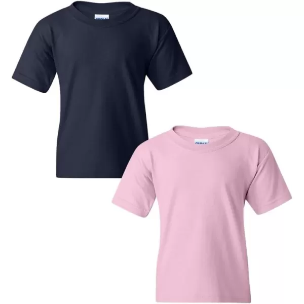 Gildan Youth Heavy Cotton T-Shirt, Style G5000B, 2-Pack