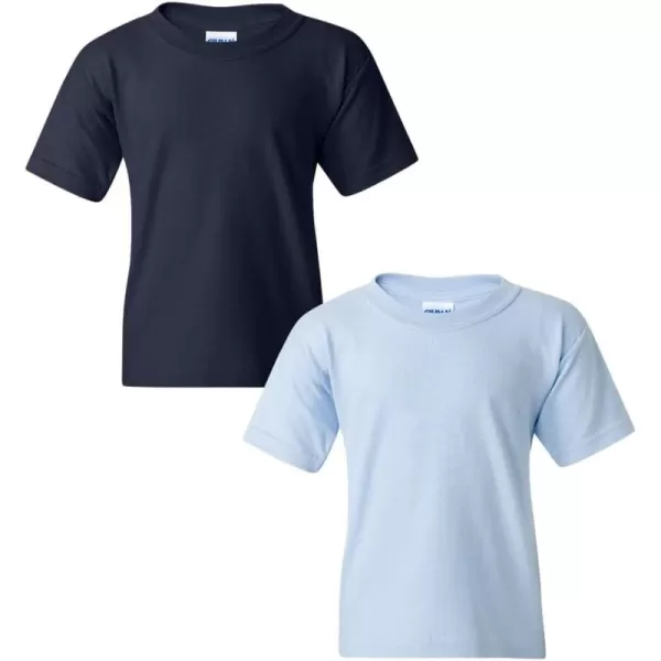 Gildan Youth Heavy Cotton T-Shirt, Style G5000B, 2-Pack