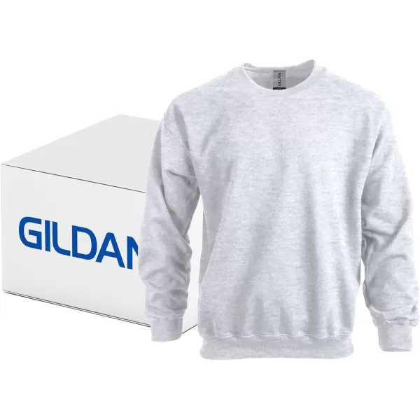 Gildan unisex-adult Fleece Crewneck Sweatshirt, Style G18000, Multipack)