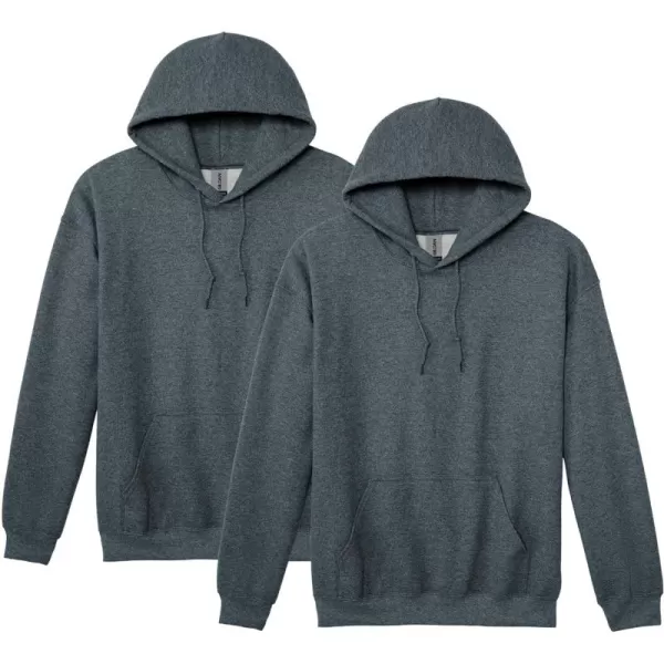 Gildan Unisex-adult Fleece Hoodie Sweatshirt, Style G18500, Multipack)