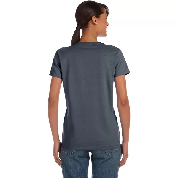 Gildan Womens Heavy Cotton TShirt Style G5000L 2PackDark Heather