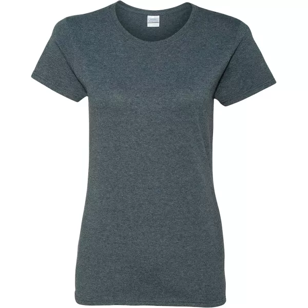 Gildan Womens Heavy Cotton TShirt Style G5000L 2PackDark Heather
