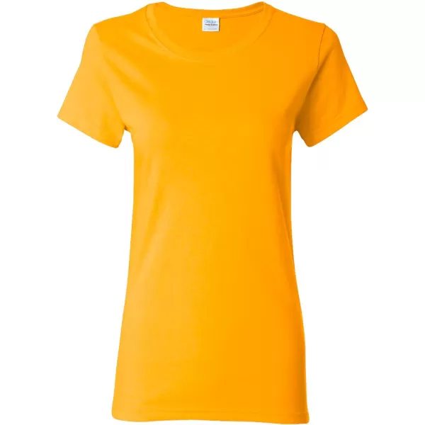 Gildan Womens Heavy Cotton TShirt Style G5000L 2PackHeathersapphireGold