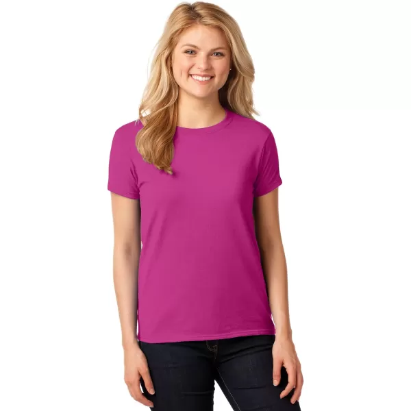 Gildan Womens Heavy Cotton TShirt Style G5000L 2PackHeliconia