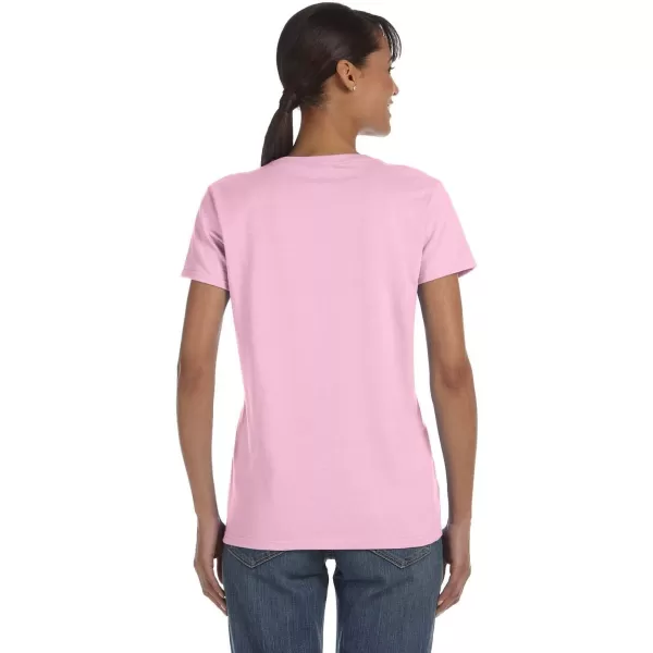 Gildan Womens Heavy Cotton TShirt Style G5000L 2PackLight Pink