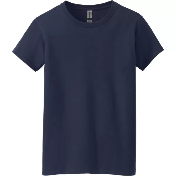 Gildan Womens Heavy Cotton TShirt Style G5000L 2PackNavyWhite