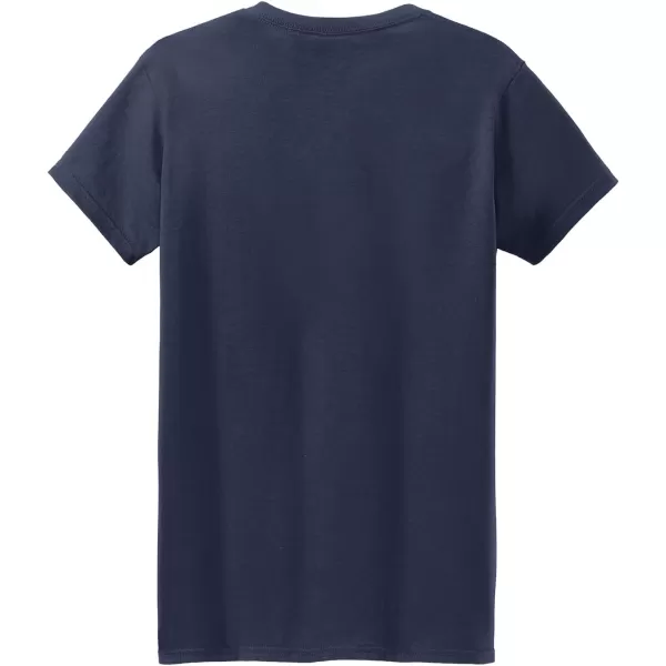 Gildan Womens Heavy Cotton TShirt Style G5000L 2PackNavyWhite