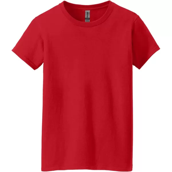 Gildan Womens Heavy Cotton TShirt Style G5000L 2PackRed