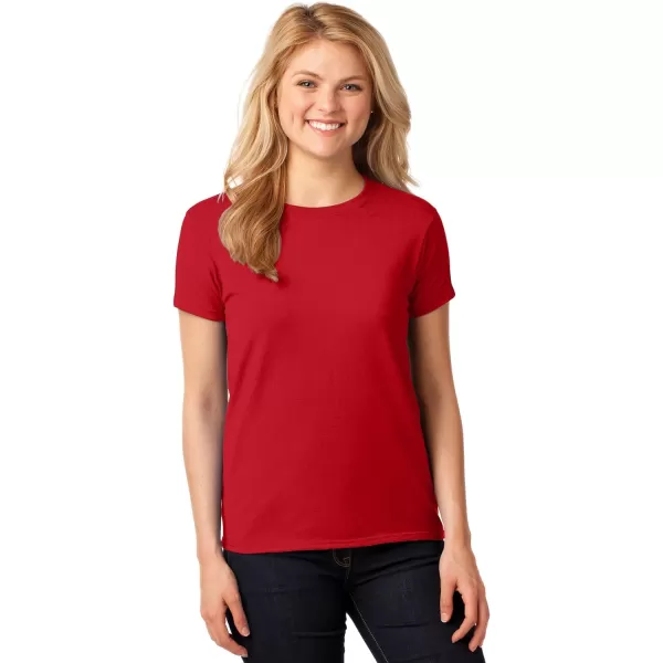 Gildan Womens Heavy Cotton TShirt Style G5000L 2PackRed