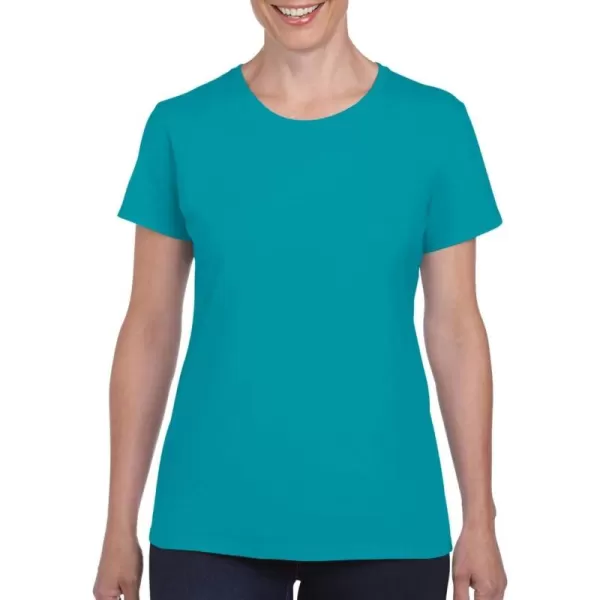 Gildan Womens Heavy Cotton TShirt Style G5000L 2PackHeliconiaTropical