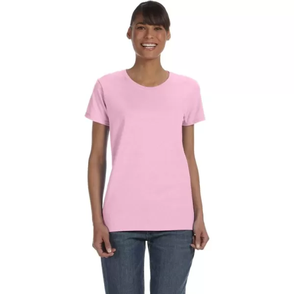 Gildan Womens Heavy Cotton TShirt Style G5000L 2PackLight Pink