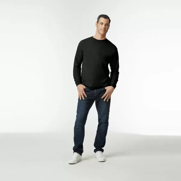 Gildan Adult DryBlend Long Sleeve TShirt Style G8400 2PackBlack