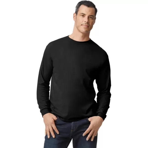 Gildan Adult DryBlend Long Sleeve TShirt Style G8400 2PackBlack