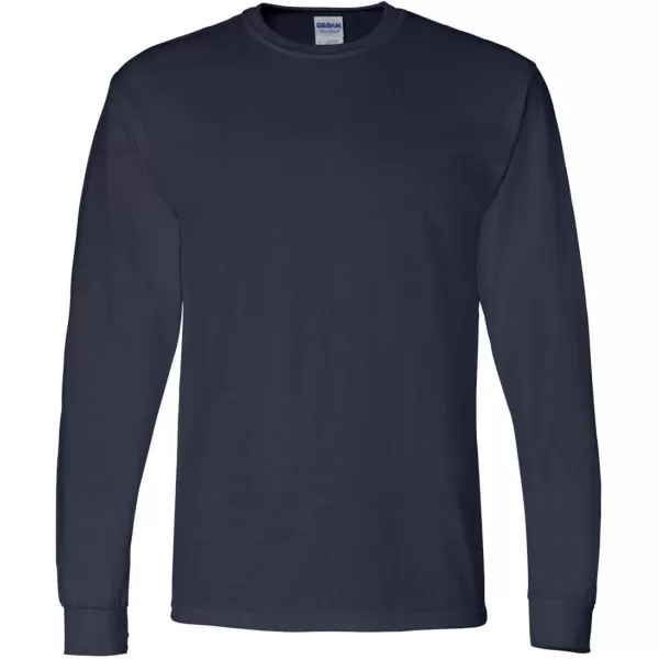 Gildan Adult DryBlend Long Sleeve TShirt Style G8400 2PackNavy