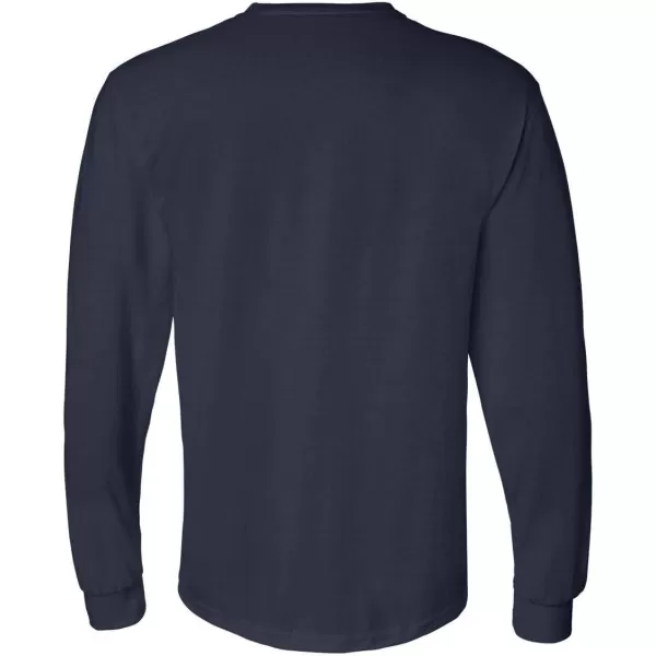 Gildan Adult DryBlend Long Sleeve TShirt Style G8400 2PackNavy