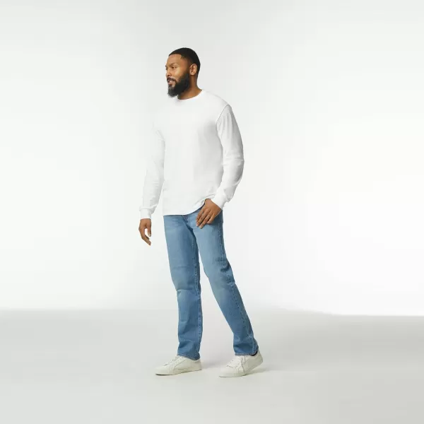 Gildan Adult DryBlend Long Sleeve TShirt Style G8400 2PackWhite