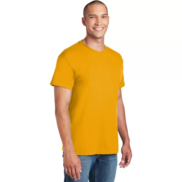 Gildan UnisexAdult Dryblend TShirt Style G8000 MultipackGold 2pack