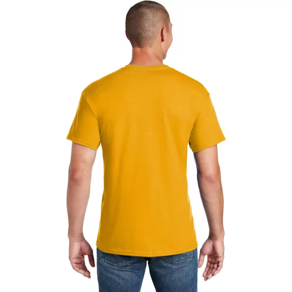 Gildan UnisexAdult Dryblend TShirt Style G8000 MultipackGold 2pack