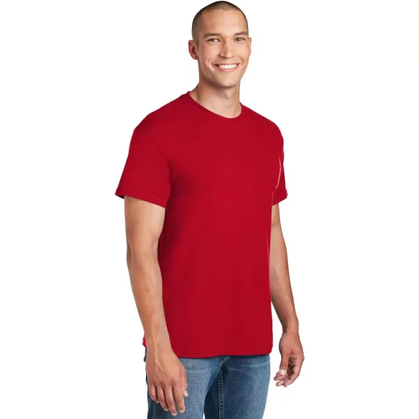 Gildan UnisexAdult Dryblend TShirt Style G8000 MultipackRed 2pack