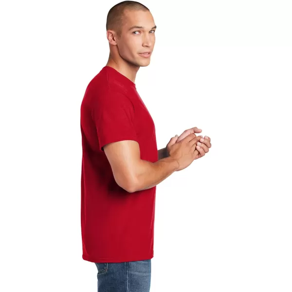 Gildan UnisexAdult Dryblend TShirt Style G8000 MultipackRed 2pack