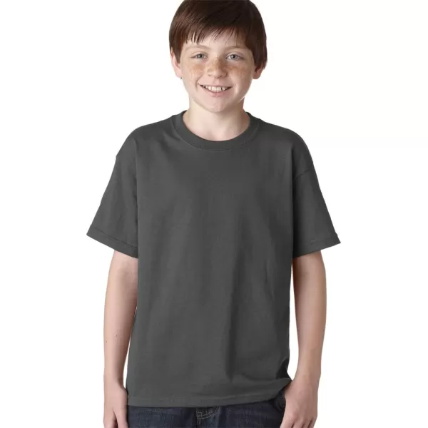 Gildan Youth Heavy Cotton TShirt Style G5000B 2PackCharcoal