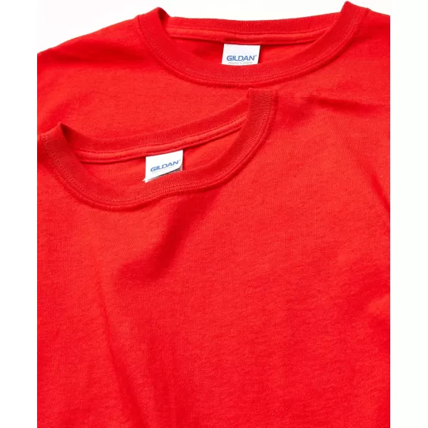 Gildan Youth Heavy Cotton TShirt Style G5000B 2PackRed
