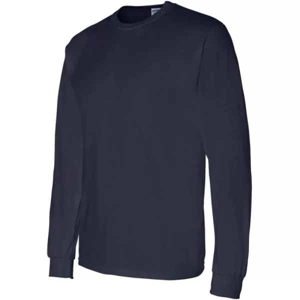 Gildan Adult DryBlend Long Sleeve TShirt Style G8400 2PackNavy