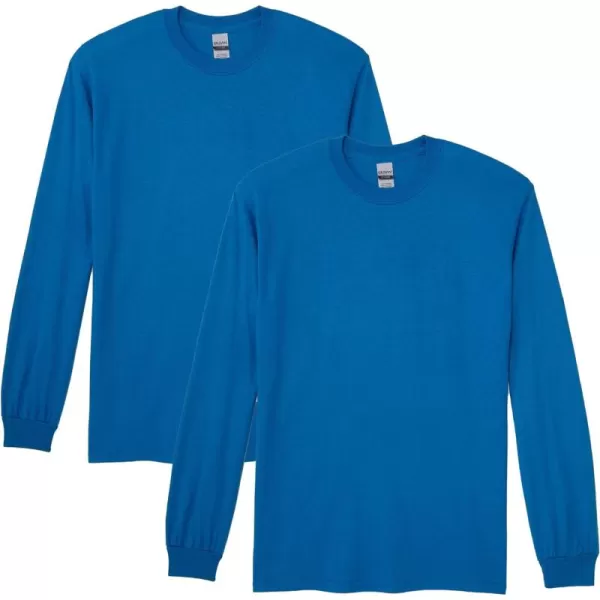 Gildan Adult DryBlend Long Sleeve TShirt Style G8400 2PackRoyal