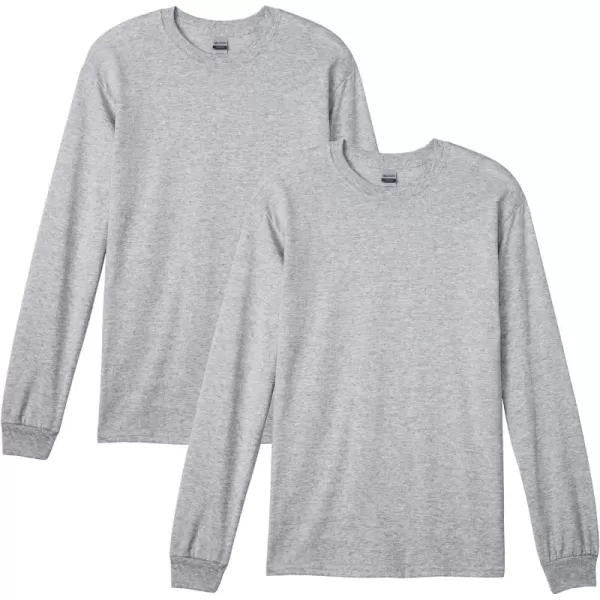 Gildan Adult DryBlend Long Sleeve TShirt Style G8400 2PackSport Grey