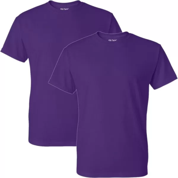 Gildan UnisexAdult Dryblend TShirt Style G8000 MultipackPurple 2pack