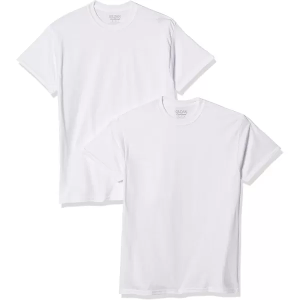 Gildan UnisexAdult Dryblend TShirt Style G8000 MultipackWhite 2pack