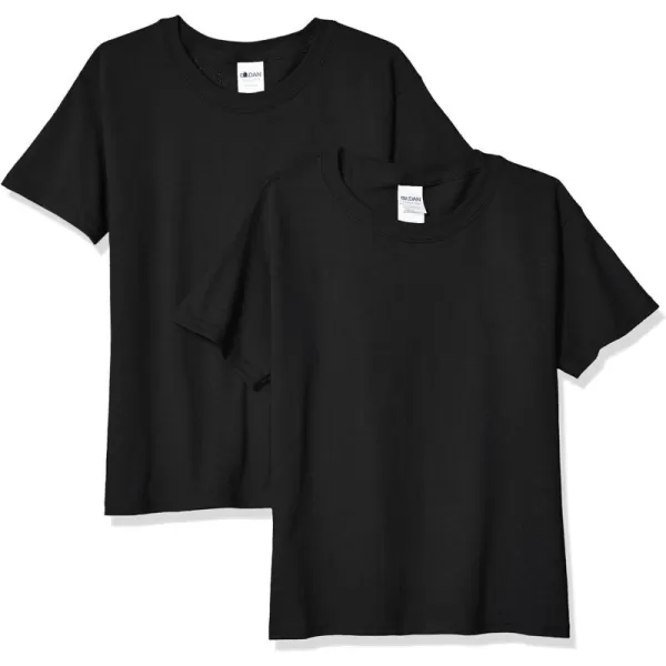 Gildan Youth Heavy Cotton TShirt Style G5000B 2PackBlack
