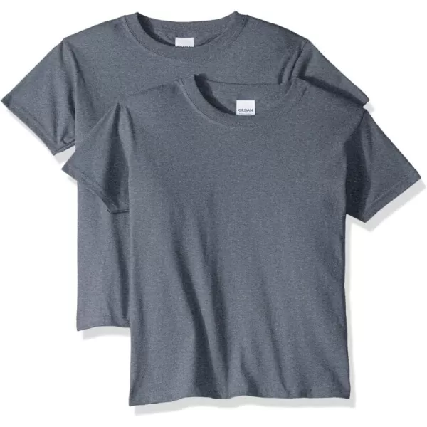 Gildan Youth Heavy Cotton TShirt Style G5000B 2PackDark Heather