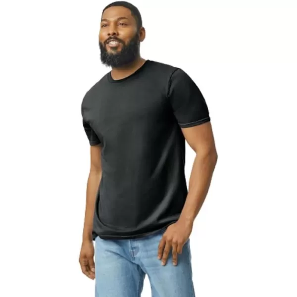 Gildan UnisexAdult Softstyle Cotton TShirt Style G64000 MultipackBlack  Case of 72