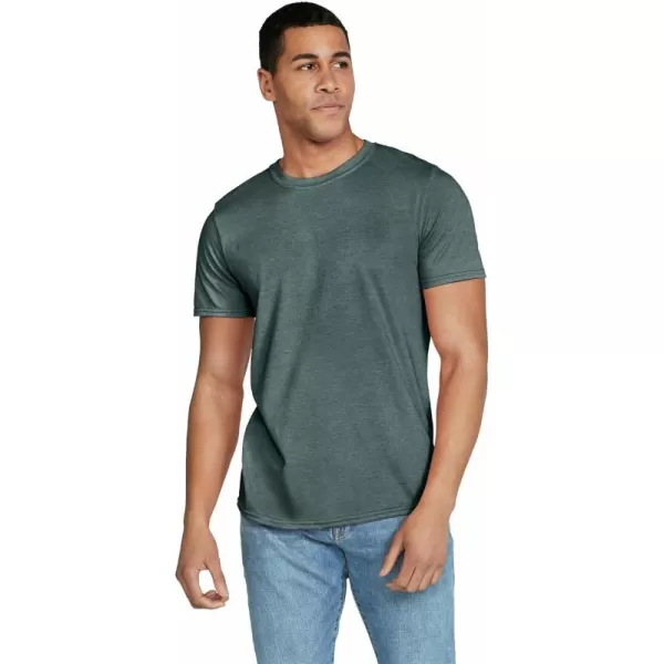 Gildan UnisexAdult Softstyle Cotton TShirt Style G64000 MultipackDark Heather  Case of 72