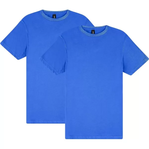 Gildan UnisexAdult Softstyle Cotton TShirt Style G64000 MultipackRoyal 2pack